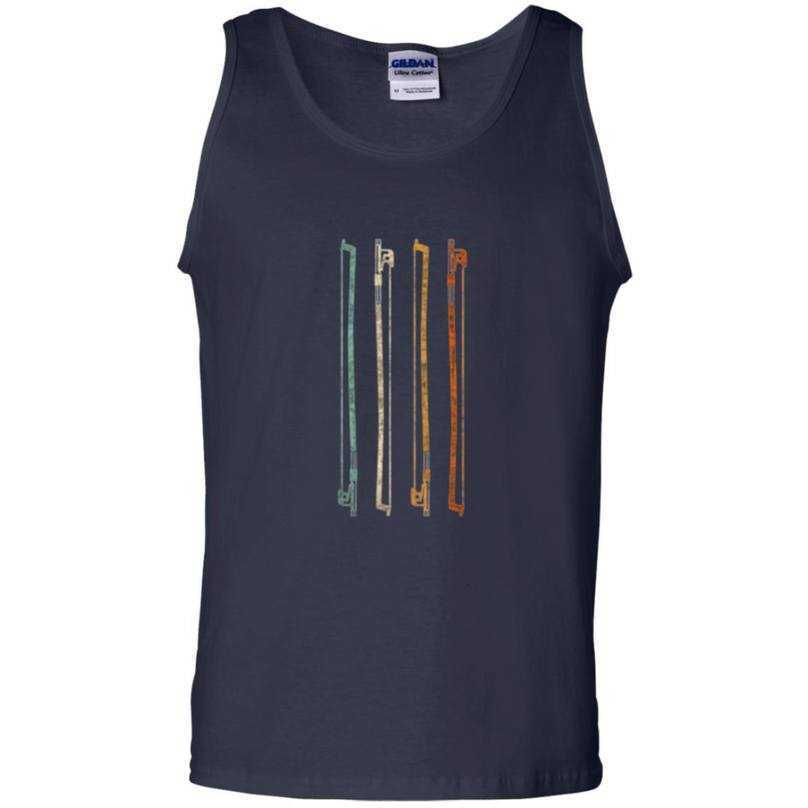 String Player T-shirt Vintage Retro 70s Orchestra Navy