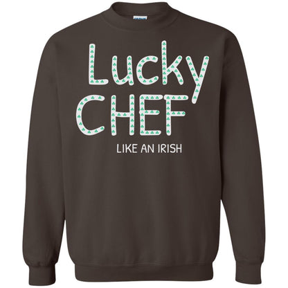 Lucky Chef Like An Irish Shamrock Saint Patrick's Day T-shirt Dark Chocolate
