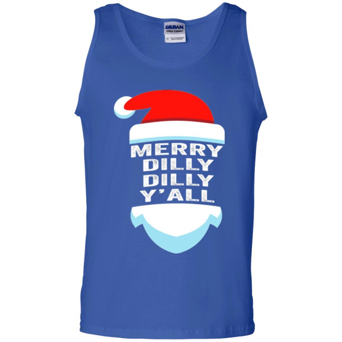 Christmas T-shirt Dilly Dilly Yall Santa Hat Christmas T-shirt Royal