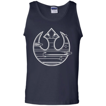 Film T-shirt Last Jedi Rebel Resistance Ship Logo Navy