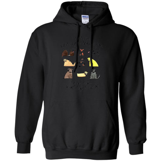 Dog Lover T-shirt I Don_t Care What Anyone Thiks Of Me Black
