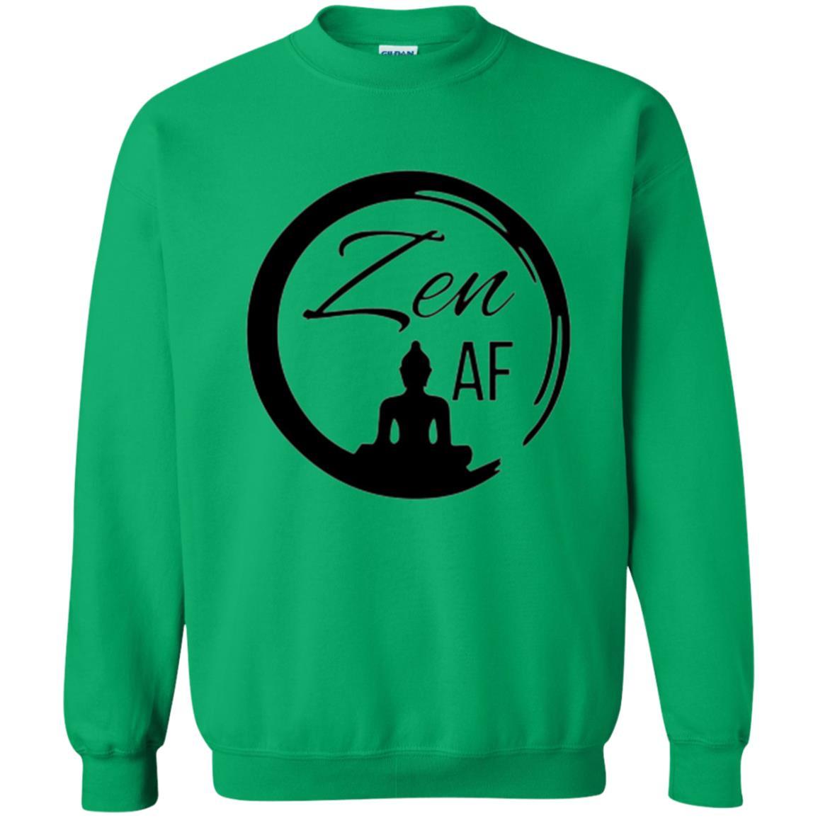 Zen Af Yoga Graphic T-shirt Irish Green