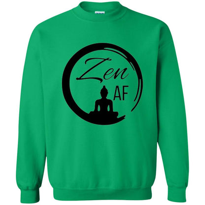 Zen Af Yoga Graphic T-shirt Irish Green