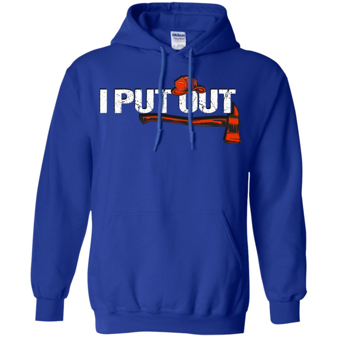 I Put Out Firefighter Gift Shirt For Mens Royal