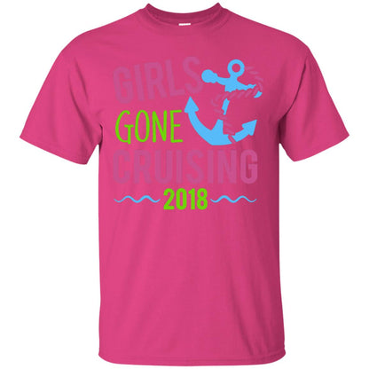Girls Gone Cruising Girls Trip Cruise T-shirt Heliconia