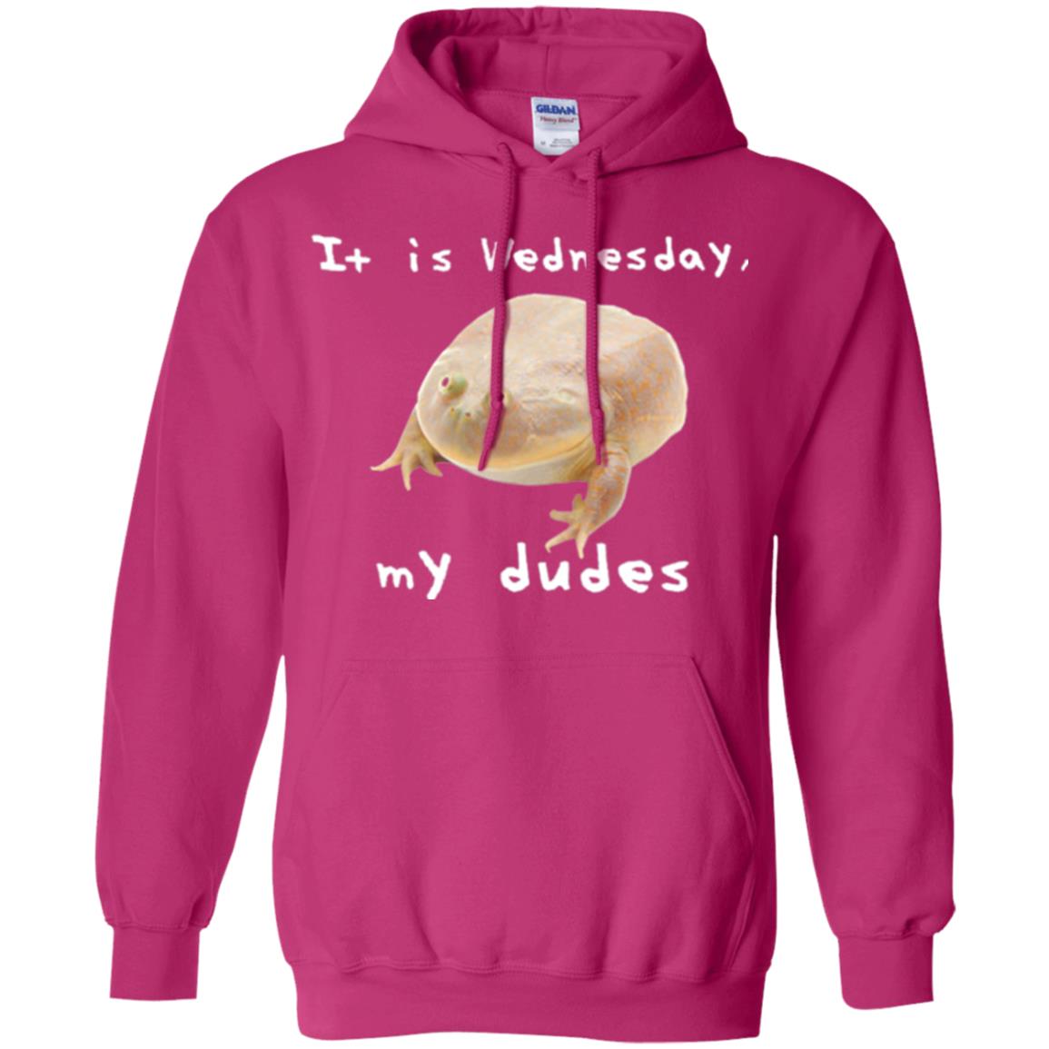 Funny Frog T-shirt It Is Wednesday My Dudes Heliconia