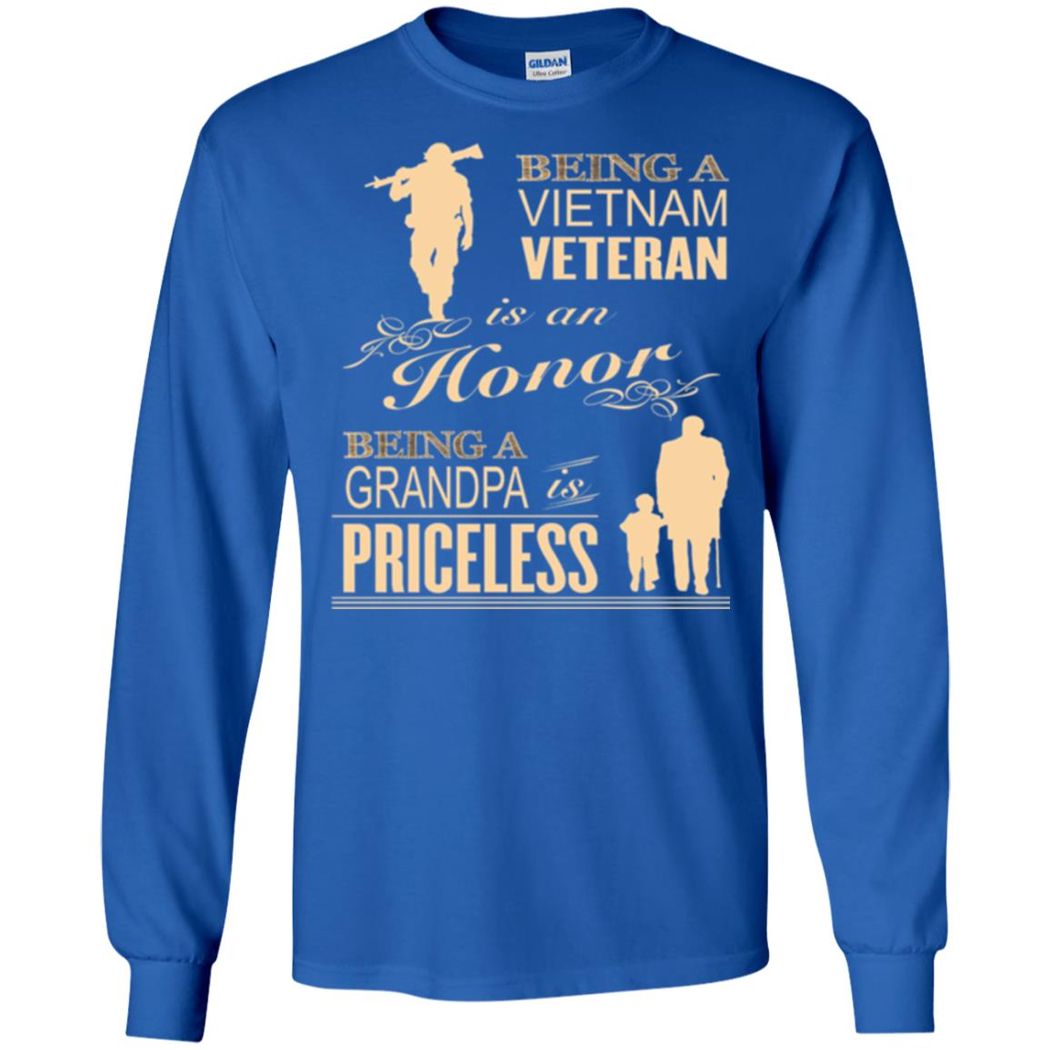 Veteran T-shirt Being A Vietnam Veteran Is An Honor Royal