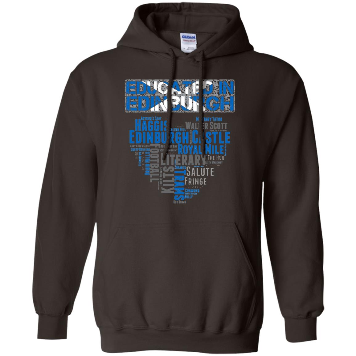 Edinburgh T-shirt Educated In Edinburgh Dark Chocolate