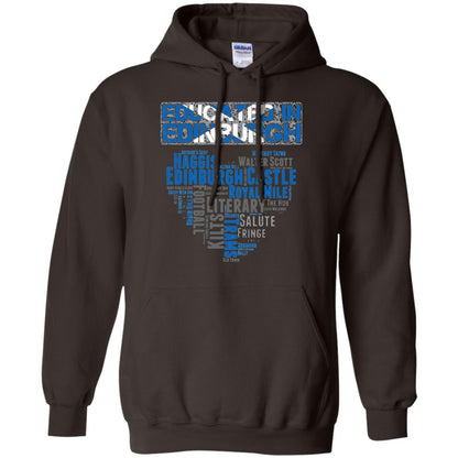 Edinburgh T-shirt Educated In Edinburgh Dark Chocolate
