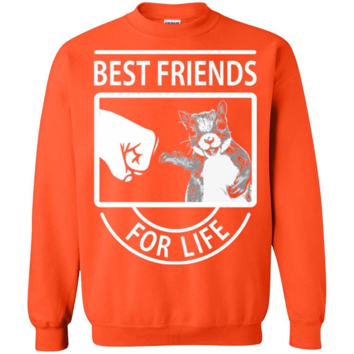 Squirrel T-shirt Best Friend For Life T-shirt Orange