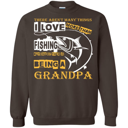 But One Of Them Is Being A Grandpa Papa T-shirt Dark Chocolate