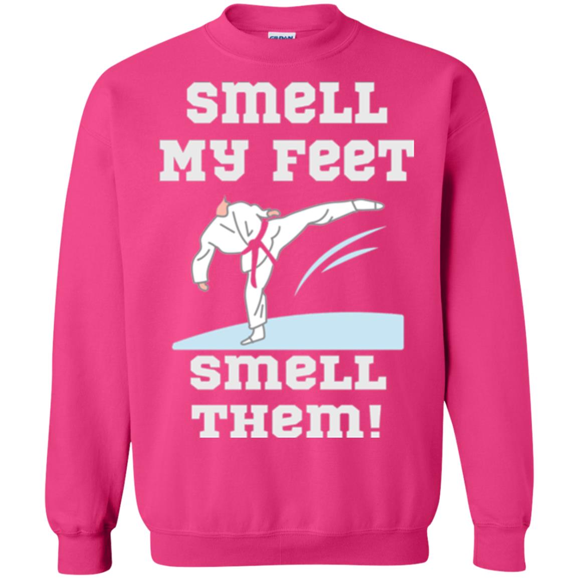 Karate Lovers T-shirt Smell My Feet Smell Them Heliconia