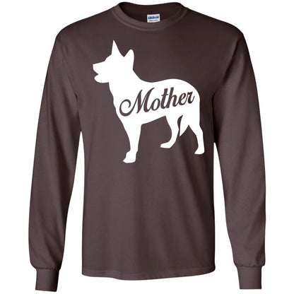American Cattle Dog Mom T-shirt Dark Chocolate