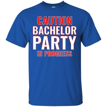 Funny Warning Caution Bachelor Party In Progress Royal