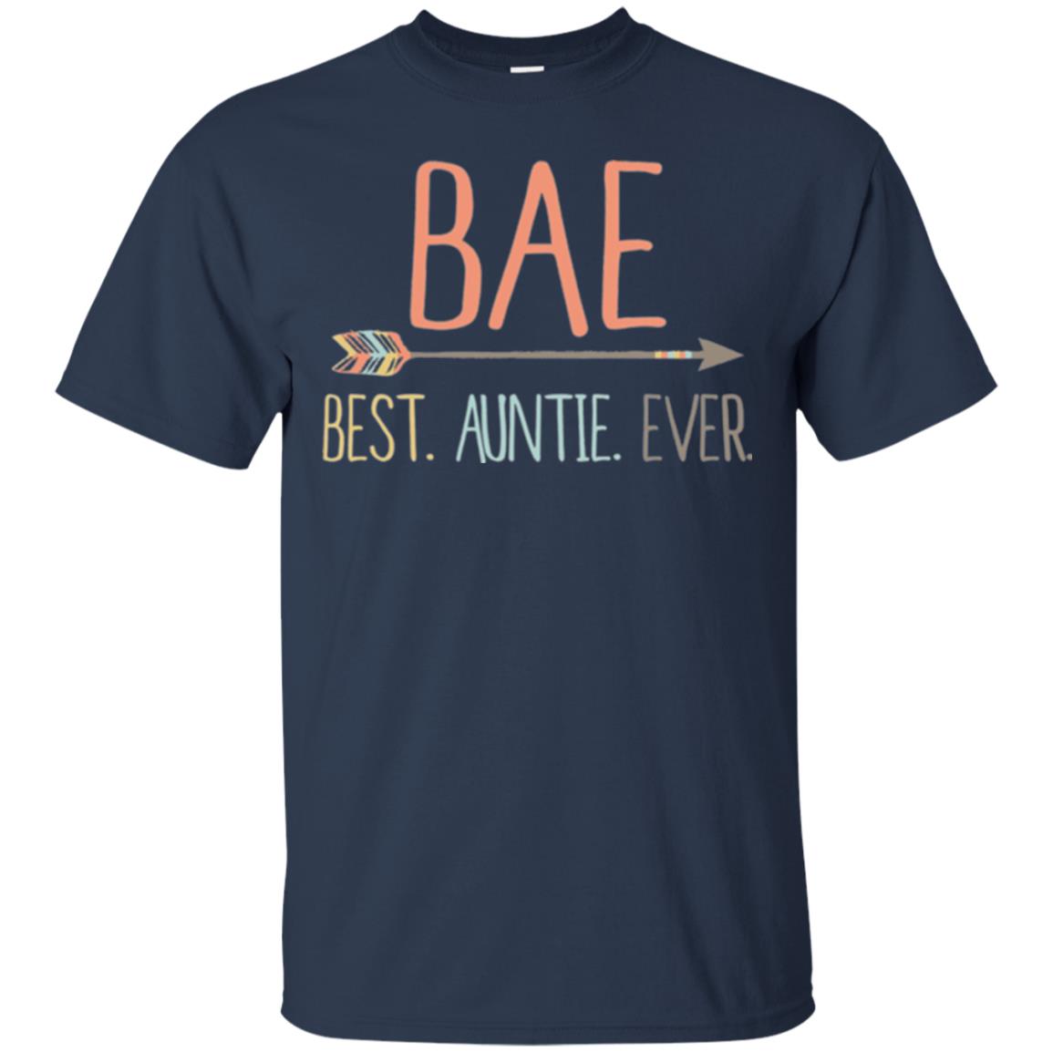 Bae T-shirt Best Auntie Ever Navy