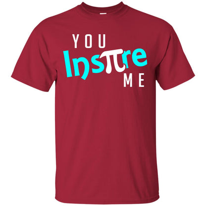 You Inspire Me Cool Pi Shirt For Pi Day Cardinal