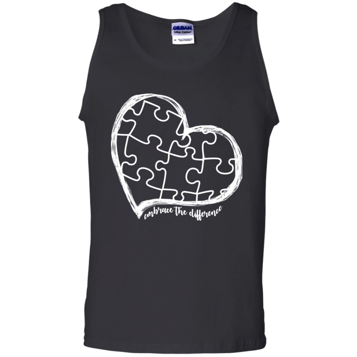 Autism Awareness Embrace Differences Shirt Black