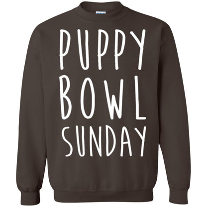Football Dog Lover T-shirt Puppy Bowl Sunday T-shirt Dark Chocolate