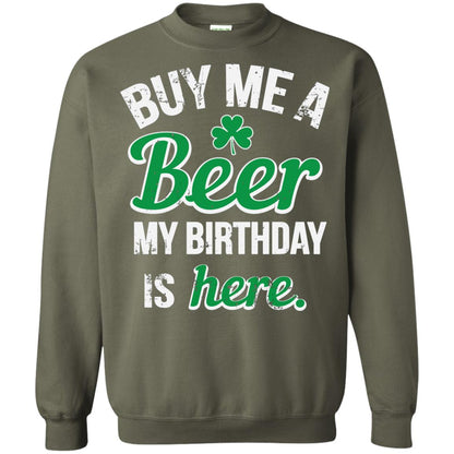 Buy Me A Beer Saint Patricks Day T-shirt Military Green