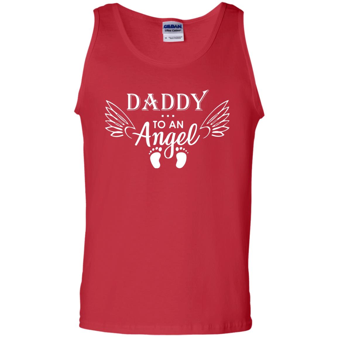 Daddy To An Angle Daddy In Heaven Shirt Red