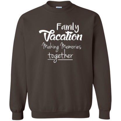 Family Vacation Making Memories Together T-shirt Dark Chocolate