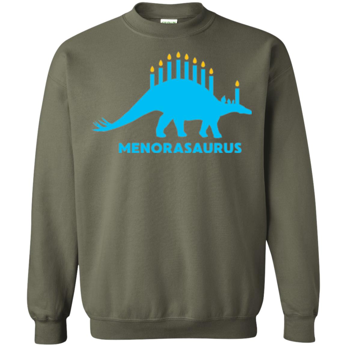 Dinosaur T-shirt Menorasaurus Military Green