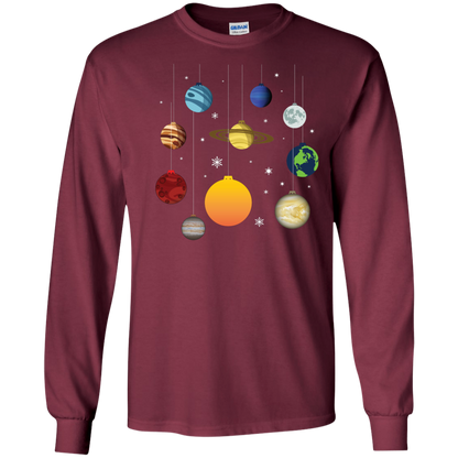 Christmas T-shirt Joy To Universe Christmas Maroon