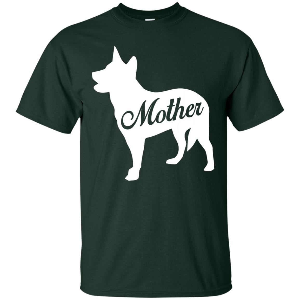 American Cattle Dog Mom T-shirt Forest