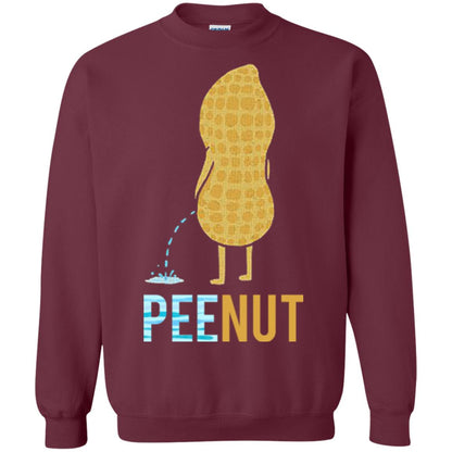 Funny Peenut Gift Shirt For Cool Boys Maroon
