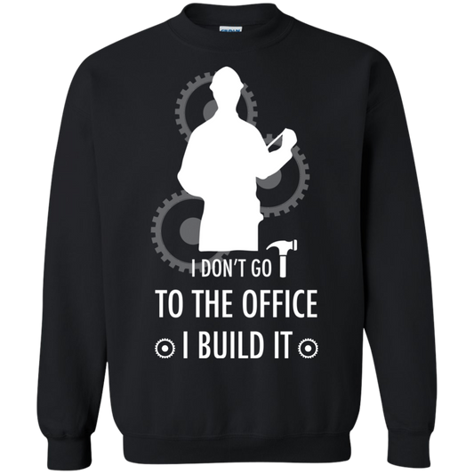 Engineer T-shirt I Don't Go To The Office I Build It Black