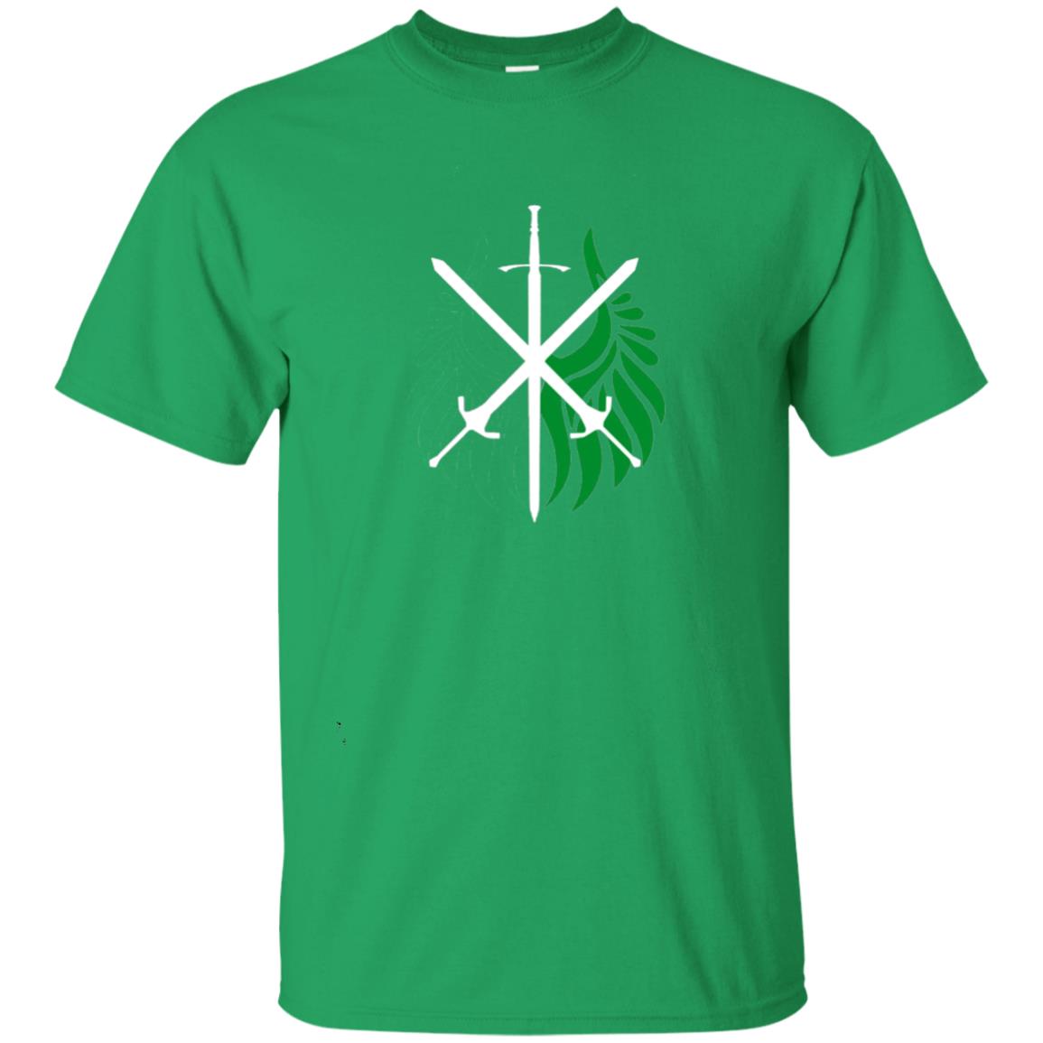 Battle Wings Of Medieval Victory T-shirt Irish Green