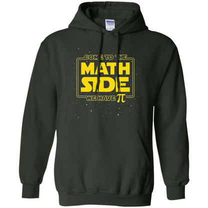 Math Lovers T-shirt Come To The Math Side We Have Pi Forest Green