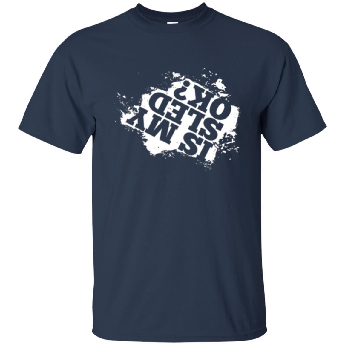 Snowmobile T-shirt Is My Sled Okay Navy