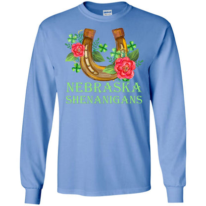 Horse Lover T-shirt Nebraska Shenanigans Carolina Blue