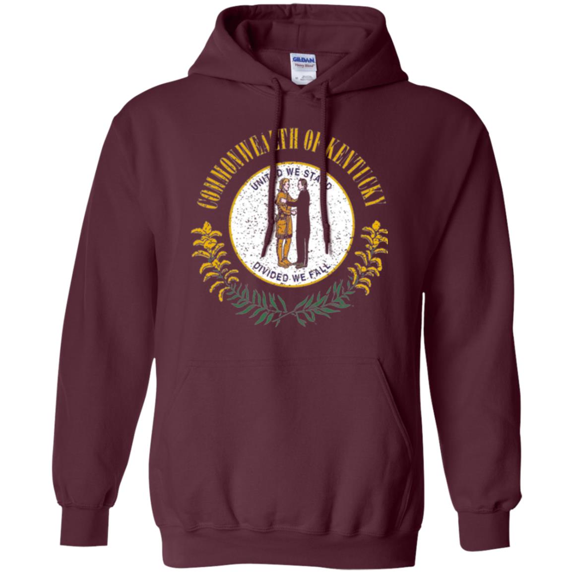 Kentucky State Flag T-shirt Maroon