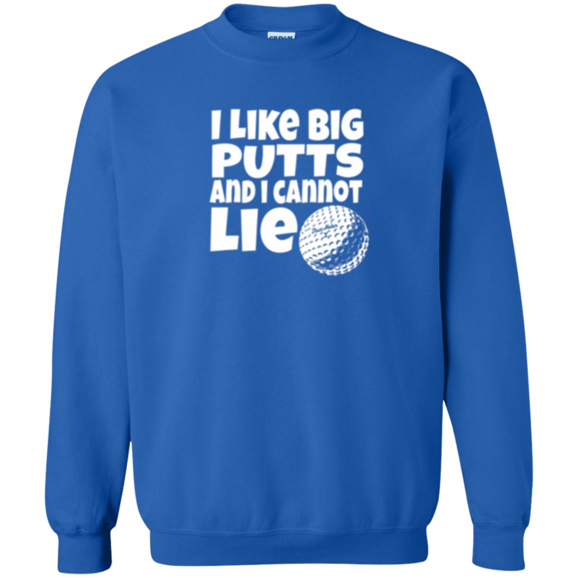 Golf Lover T-shirt I Like Big Putts And I Cannot Lie Royal