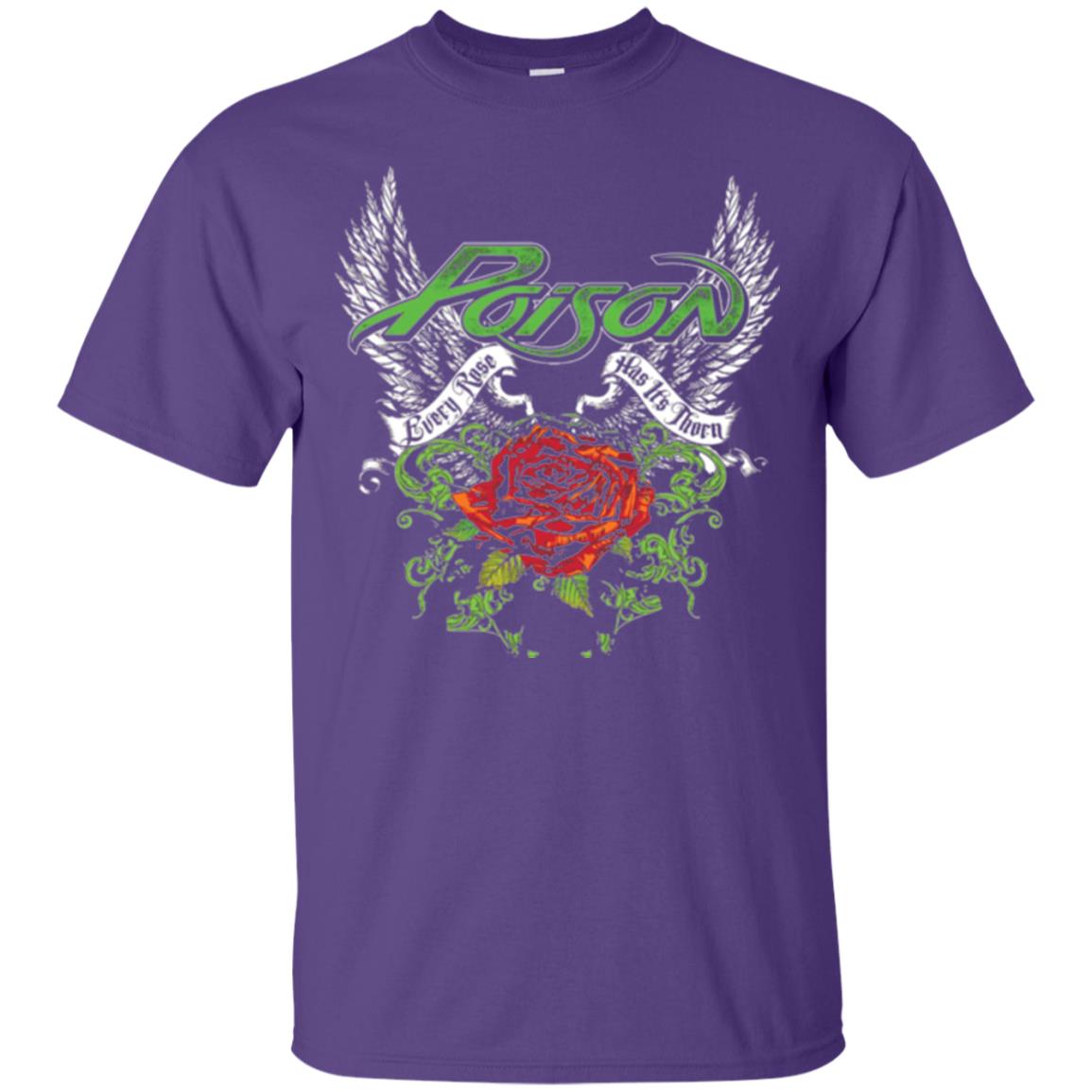 Poison Thorns Wings T-shirt Purple