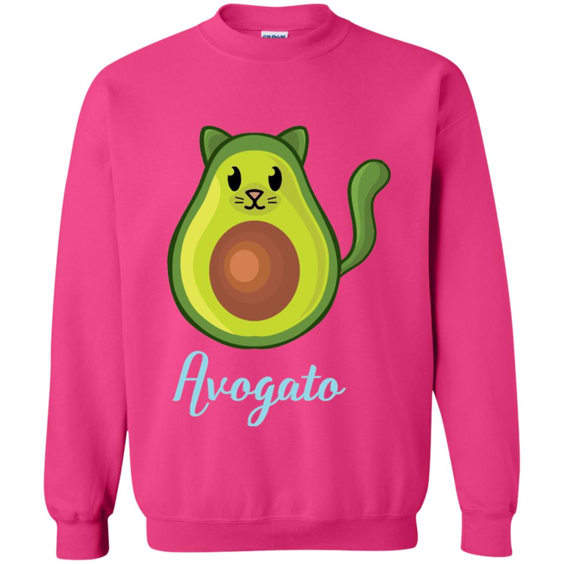 Avogato Avocado Cat Funny Avocato T-shirt Heliconia