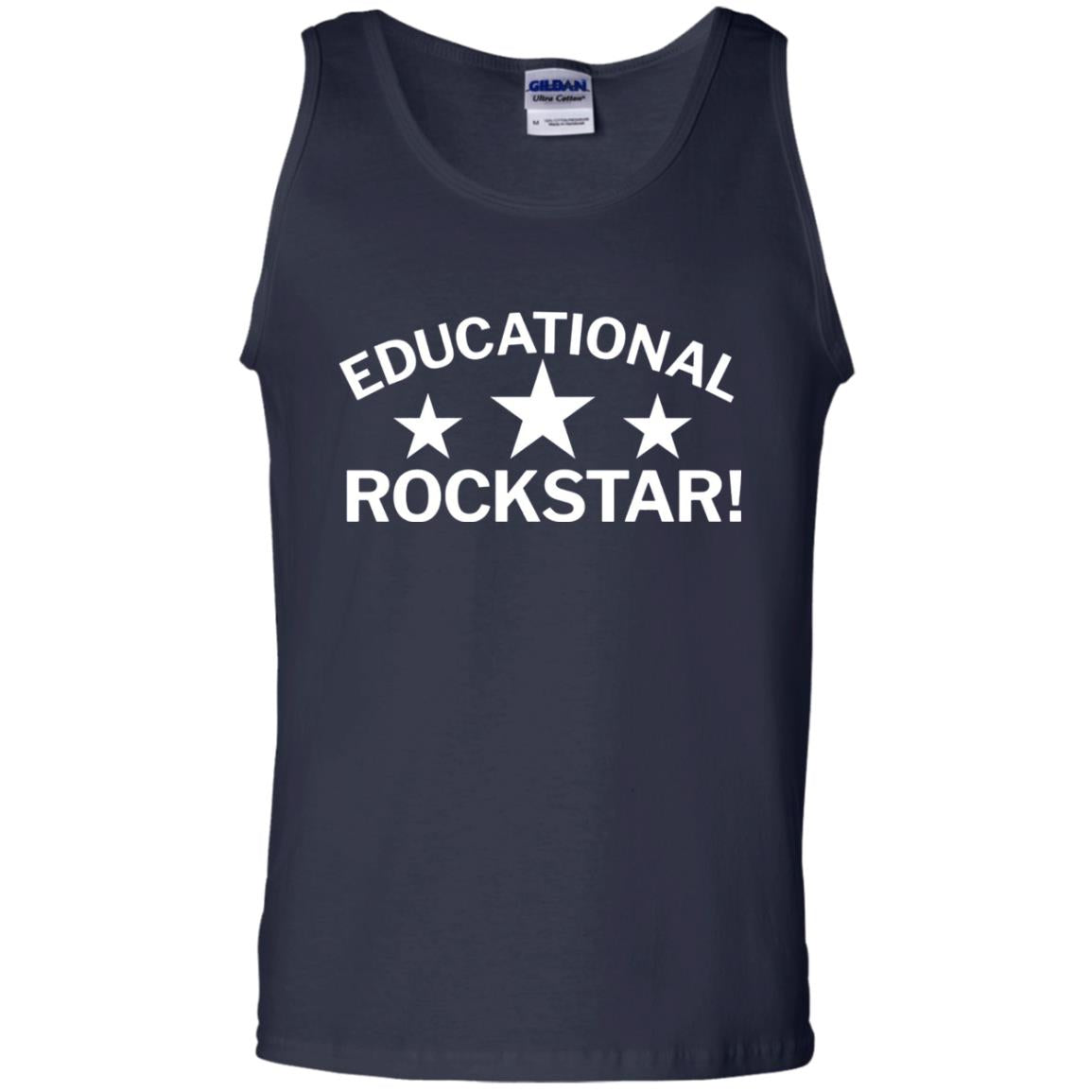 Teacher T-shirt Educational Rockstar Navy