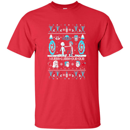 Cartoon T-shirt Build A Snowmorty Red
