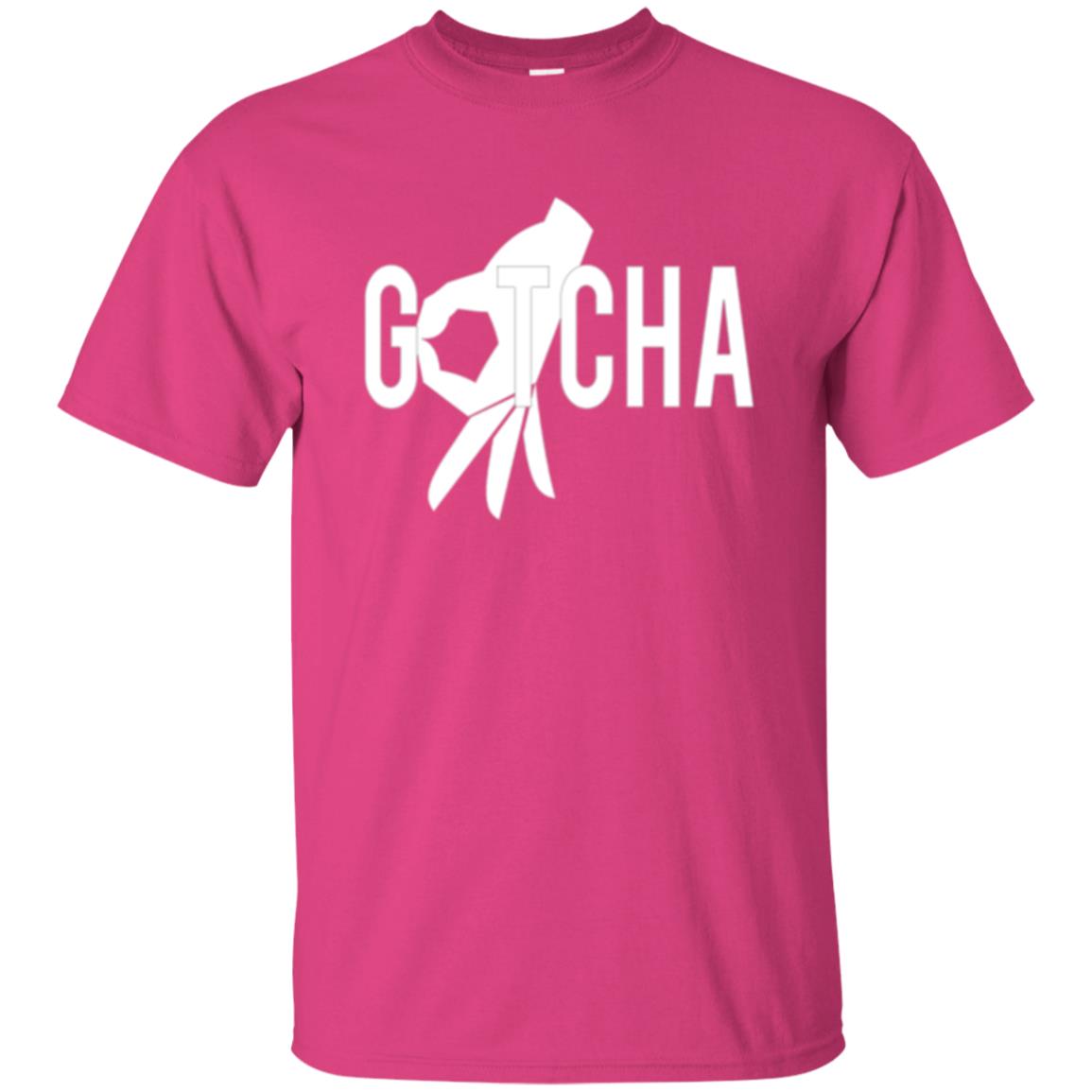Gotcha Finger Circle Game T-shirt Heliconia