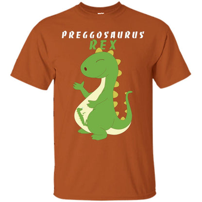 Dinosaur Pregnancy Pregosaurus Shirt Texas Orange