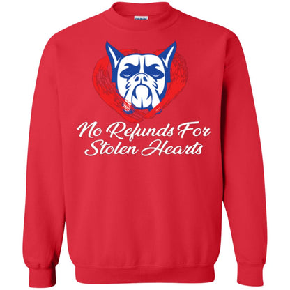 Dog Lover T-shirt No Refunds For Stolen Hearts Red