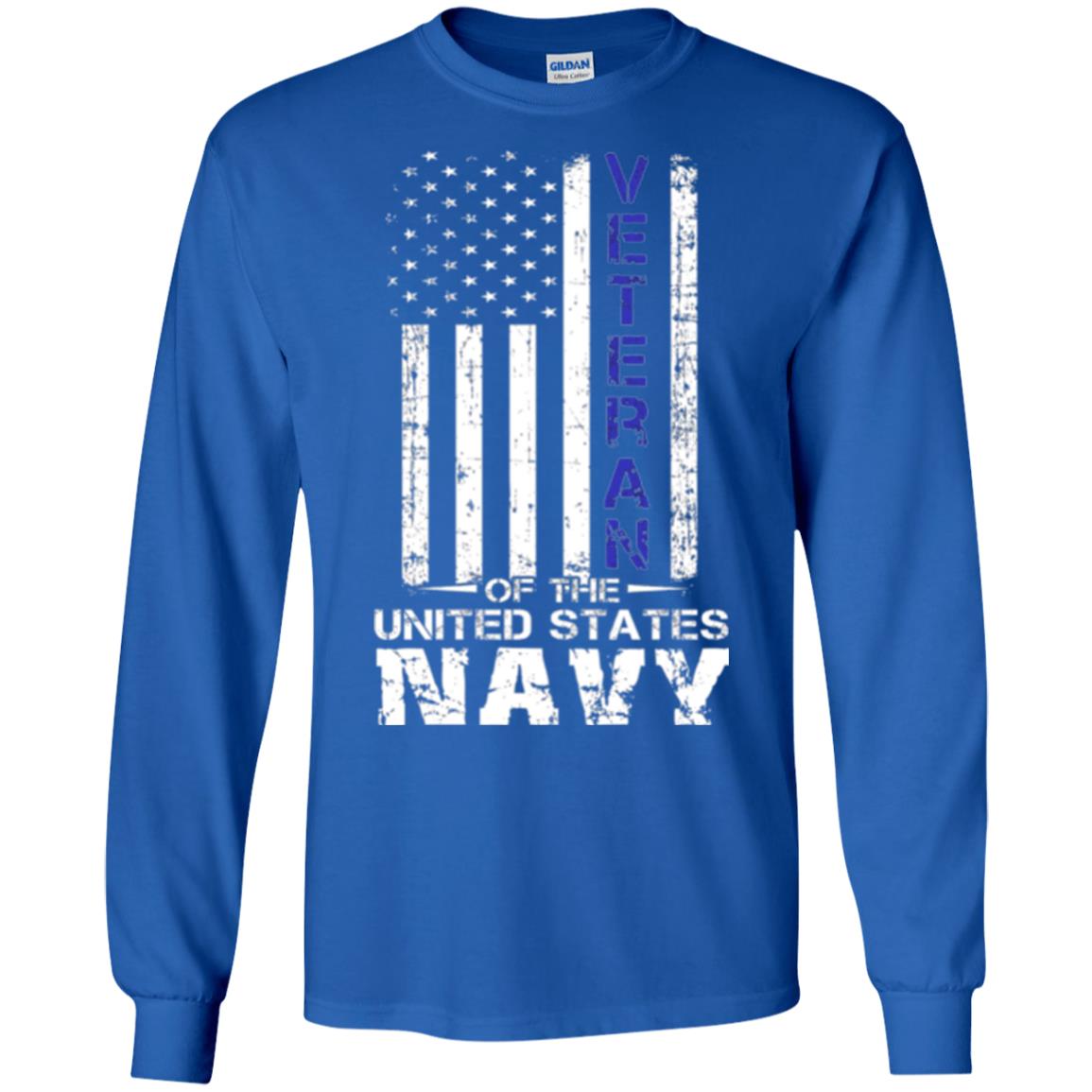 Us Navy Veteran T-shirt Royal
