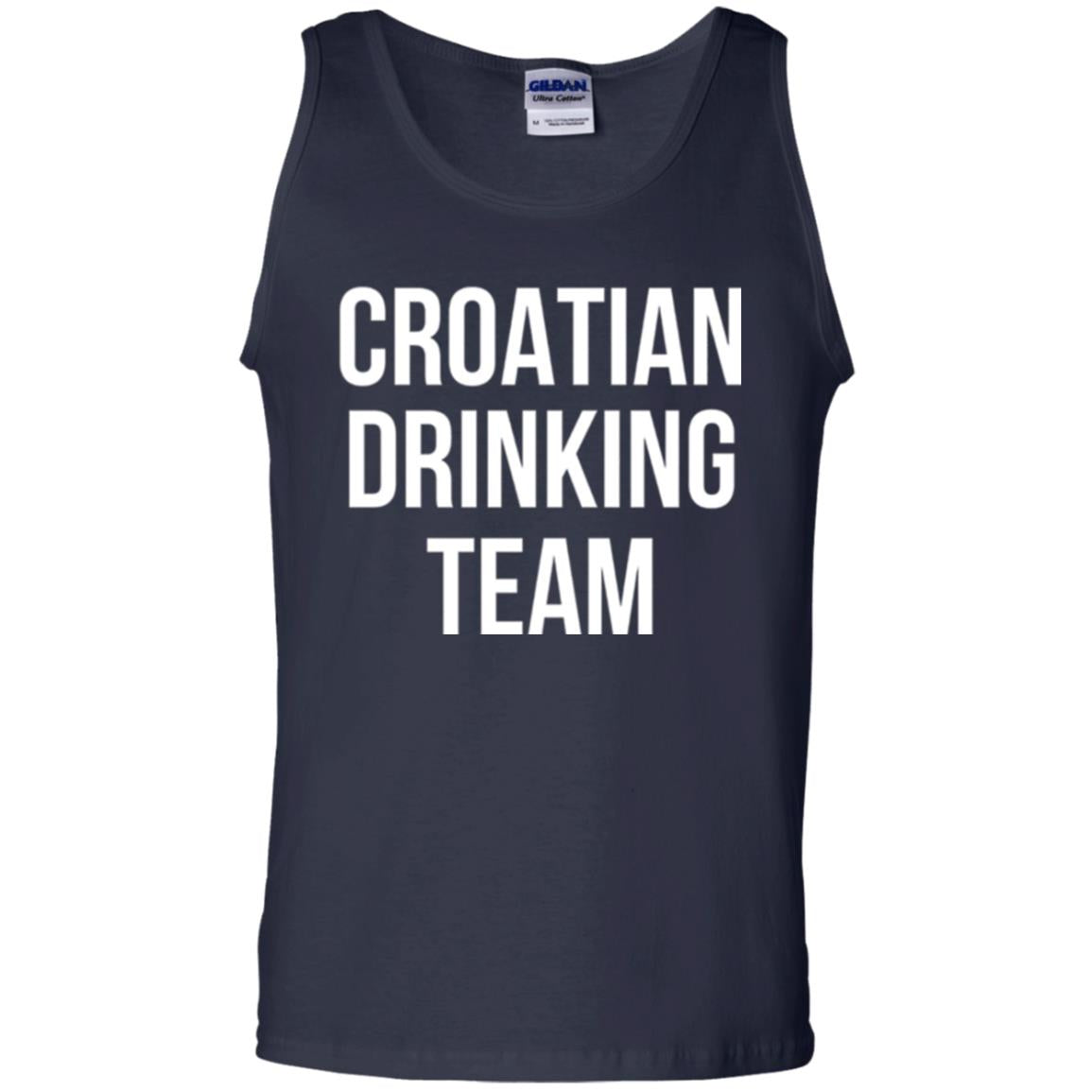 Croatian Drinking Team Drinking T-shirt Navy
