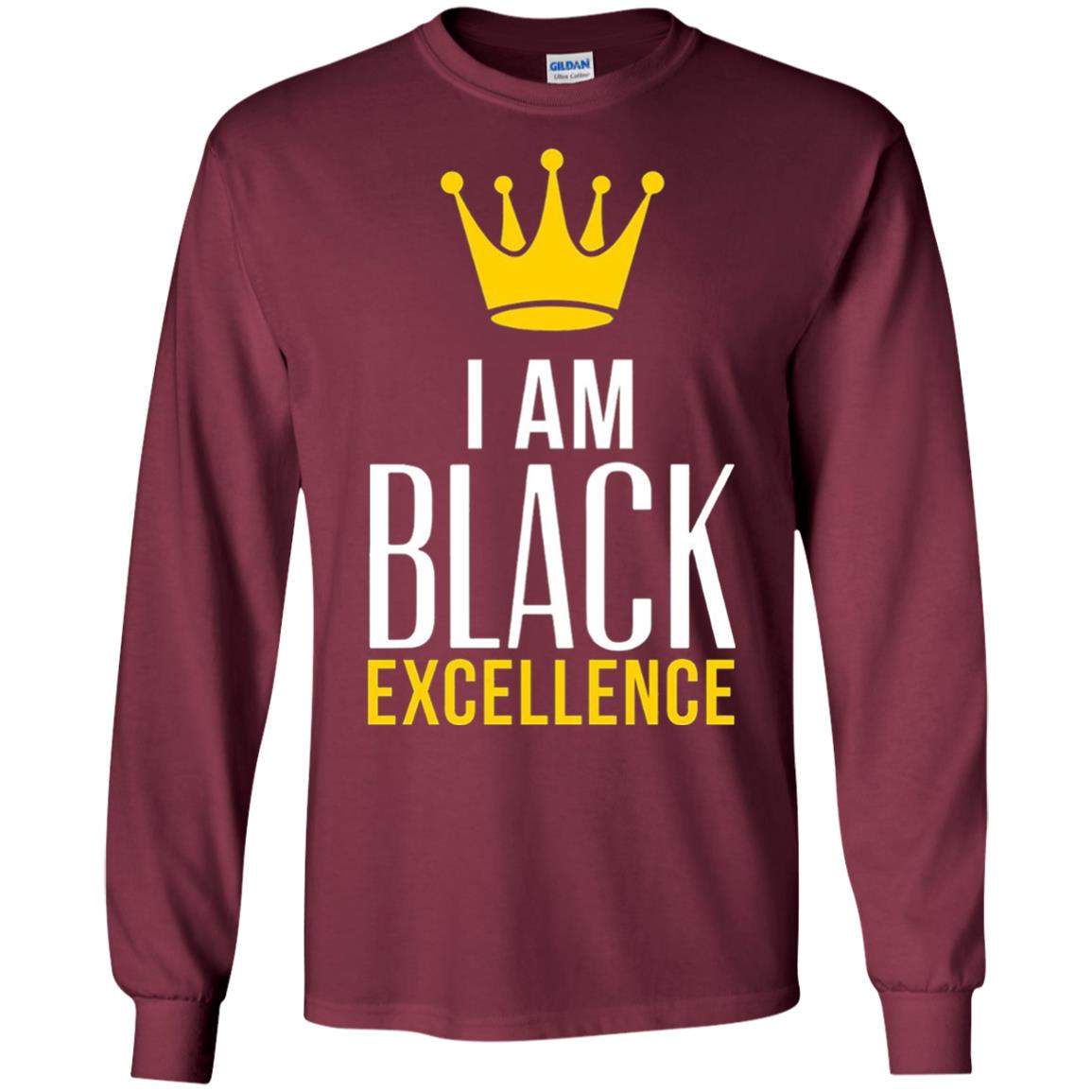 Black Excellence T-shirt Melanin Poppin_ Queen King Maroon