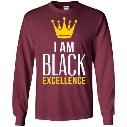 Black Excellence T-shirt Melanin Poppin_ Queen King Maroon