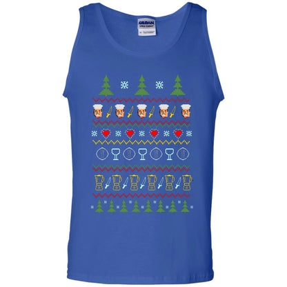 Chef Christmas X-mas Gift Shirt For Cooking Lovers Royal