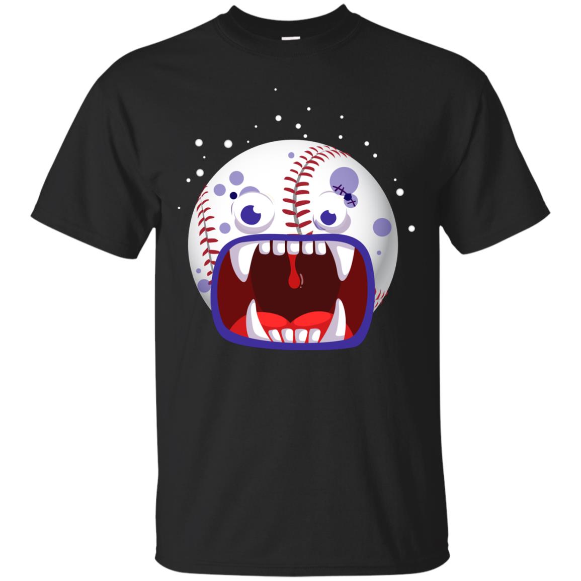 Baseball Halloween Shirt Black