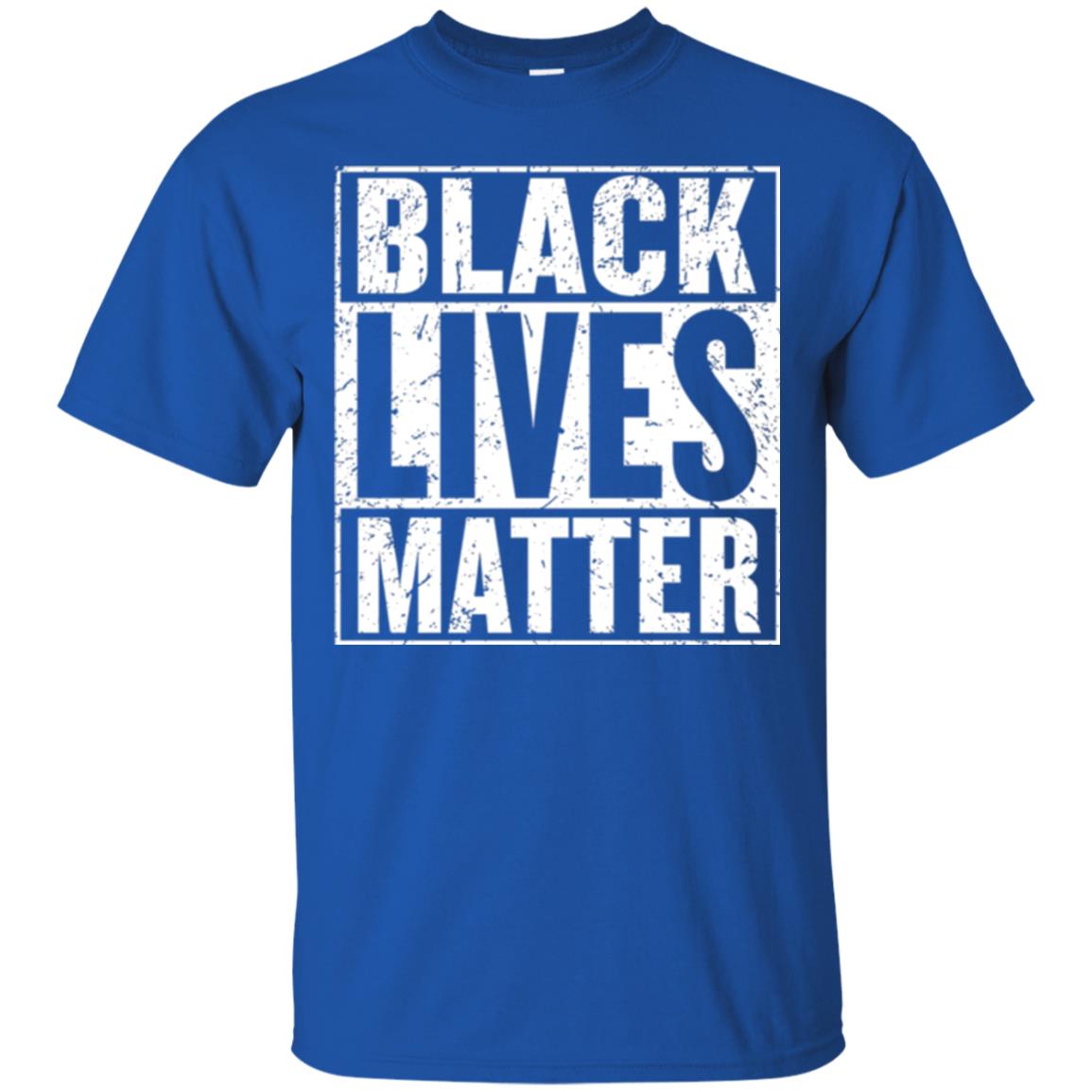 Black Pride African American Gift T-shirt Black Lives Matter Royal